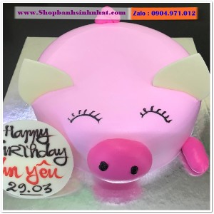 Bánh Sinh Nhật Con Heo Tuổi Hợi- Y73